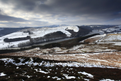 Winter, Ladybower reservoir, Upper Derwent Valley
