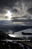 Wintertime view over Ladybower reservoir