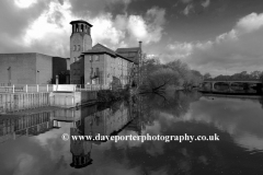 Silk Mill World Heritage Site, river Derwent, Derby