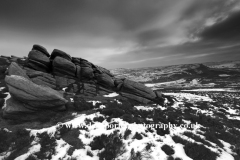 Wintertime on the Hurkling Stones, Derwent Moors