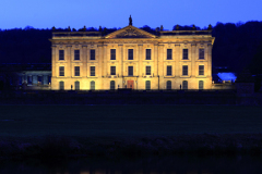 Chatsworth House at night