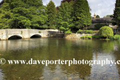 Sheepwash Bridge, river Wye, Ashford in the Water