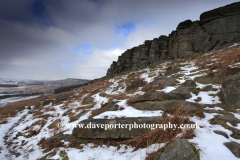 Wintertime on Stanage Edge
