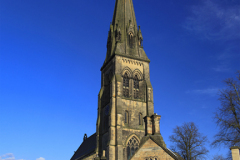 St Peters church, village of Edensor