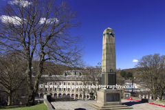 War Memorial and Crescent buildings, Buxton