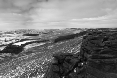 Wintertime on Stanage Edge