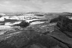 Wintertime on Stanage Edge, Peak District