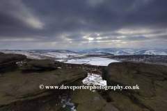 Wintertime on Burbage Rocks
