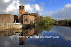 Silk Mill World Heritage Site, river Derwent, Derby