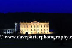 Chatsworth House at night