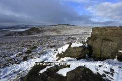 Winter, Higger Tor near Hathersage village