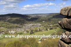 Cromford village from the Black Rocks Country Park