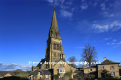 St Peters church, village of Edensor