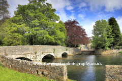 Sheepwash Bridge, river Wye, Ashford in the Water