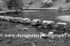 Stepping Stones at Dove Dale on the river Dove