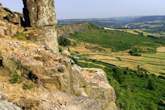 Bel ami rock on Curbar Edge