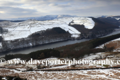 Winter, Ladybower reservoir, Upper Derwent Valley