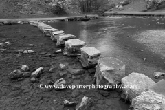 Stepping Stones at Dove Dale, river Dove