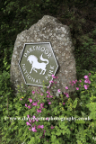 Dartmoor National Park boundary stone