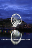 The Ferris Wheel at night, Torquay  harbour, Torbay