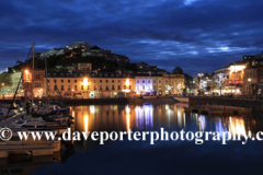 The Ferris Wheel at night, Torquay  harbour, Torbay