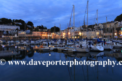 Torquay harbour at night