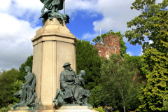 The War Memorial in Rougemont Gardens, Exeter