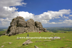 Haytor Granite Rock Formation Dartmoor