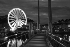 The Ferris Wheel at night, Torquay  harbour