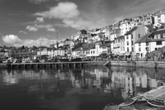 Summer, fishing boats in Brixham harbour