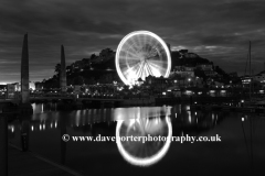 The Ferris Wheel at night, Torquay  harbour