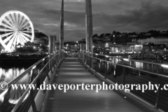 The Ferris Wheel at night, Torquay  harbour