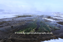 The Geothermal springs at Strokkur Geysir