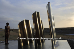 Sculpture in Sandgerbi village, Reykjanes Peninsula