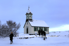 The wooden Pingvellir Church, Pingvellir