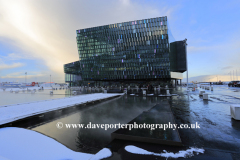 Exterior of the Harpa concert hall, Reykjavik