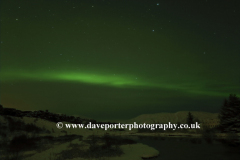 Northern Lights over Pingvellir National Park