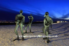 Sculptures outside the Perlan building, Reykjavik