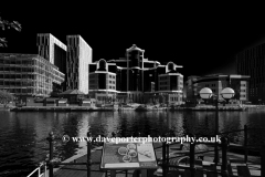 The Erie basin, Salford Quays, Manchester, Lancashire, England, UK