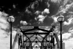 The Detroit Bridge in the Erie basin, Salford Quays, Manchester, Lancashire, England, UK