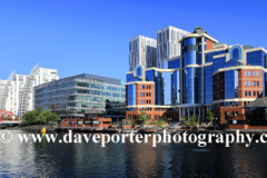 The Erie basin, Salford Quays, Manchester, Lancashire, England, UK