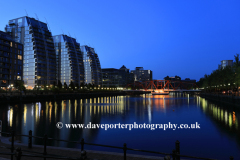 The Huron basin, Salford Quays, Manchester, Lancashire, England, UK