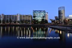 The Huron basin, Salford Quays, Manchester, Lancashire, England, UK