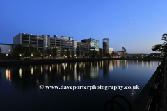 The Huron basin, Salford Quays, Manchester, Lancashire, England, UK