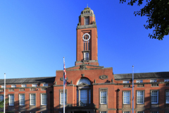 The Trafford Town Hall, Greater Manchester, Lancashire, England, UK