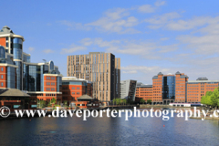 The Erie basin, Salford Quays, Manchester, Lancashire, England, UK