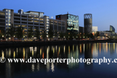 The Huron basin, Salford Quays, Manchester, Lancashire, England, UK