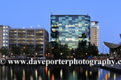 The Huron basin, Salford Quays, Manchester, Lancashire, England, UK
