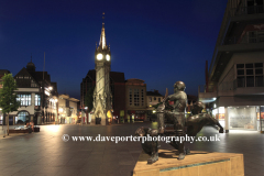 The Clock Tower at night, Leicester City