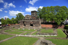 The ruins of the Jewry Wall, Leicester